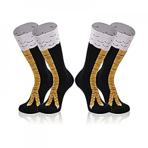 Funny Chicken Legs Knee-High Novelty Socks Funny Gifts now 80.0% off 