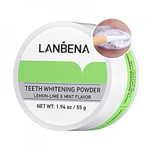Teeth Whitening, LANBENA Teeth Brightening Powder Natural Tooth Whitener Remove Coffee Wine Tobacco