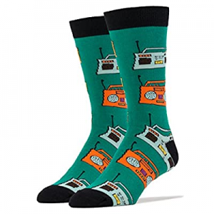 One Day Only！Oooh Yeah Men's Novelty Crew Socks now 35.0% off , Funny Crazy Silly Socks, Cool Fash..