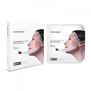MíDFLOWER Hyaluronic Acid Moisturizing Mask box of 5 No Preservatives Ultimate Hydration and Moistur