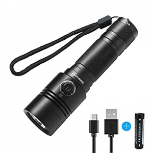 Escolite Led Tactical Rechargeable Flashlight Handheld Light Torch 800 Lumens with 4 Modes now 30...