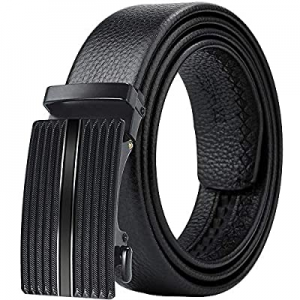 Yikomi Men's Belt Leather Rachet Belts for Men with/without Buckle Gift Box now 60.0% off 