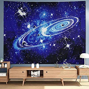 NASKY Tapestry Wall Hanging now 50.0% off ,Galaxy Psychedelic Tapestries, Starry Sky Hippie Wall T..