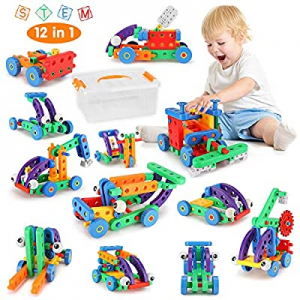Fansteck 12 in 1 STEM Building Toys now 15.0% off , Creative Construction Engineering Building Blo..