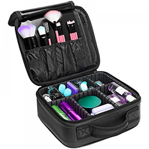Travel Makeup Bag, Packism Professional Makeup Organizer Bag Travel Makeup Case, Waterproof Cosmetic