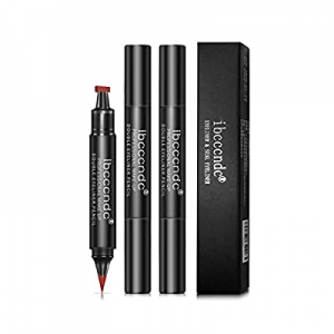 Waterproof Eyeliner Stamp, 2 Pens Left & Right Dual Ended Wing Eyeliner Stamp, Perfect Cat Eye Look,