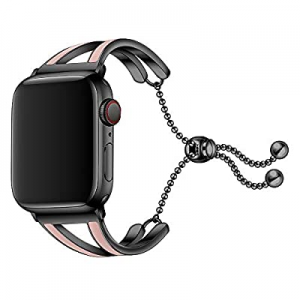 HATALKIN Compatible with Apple Watch Band 40mm Series 5, Women Easy Adjustable Replacement Bands for