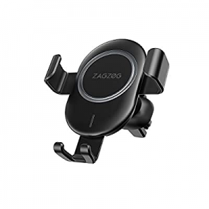 Zagzog Wireless Car Charger Mount Adjustable Gravity Air Vent Phone Holder for iPhone and Android Sm