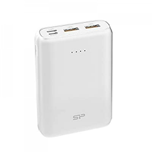 Silicon Power USB C Power Bank 10000mAh, Portable Charger with Quick Charge 3.0, Battery Pack Compat