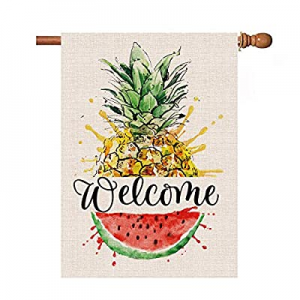 One Day Only！Hexagram Pineapple Summer Flags 28 x 40 Double Sided now 80.0% off ,Decorative Yard B..