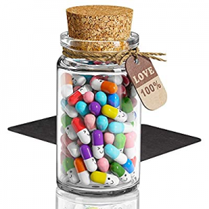 One Day Only！50.0% off Capsule Letters Message In a Bottle Glass - Love Capsule Pills - Great for ..