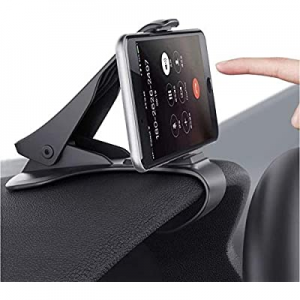 Car Phone Mount, MANORDS Durable Dashboard Car Phone Clip Holder Compatible for iPhone Xs Max R 8 Pl