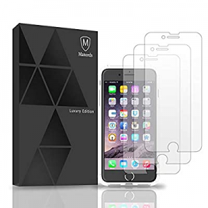 Manords Compatible iPhone 7 Plus/8 Plus Screen Protector, 5.5-Inch 9H Hardness Tempered Glass [3 Pac