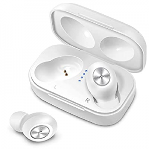 Torteco Wireless Earbuds Bluetooth 5.0 Headphones, in-Ear Stereo Wireless Earbuds with Microphone On