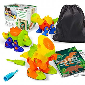 60.0% off Ivy Step Dinosaur Toys for 4 Year Old. Excellent Building Toy for Boys and Girls with Ti..