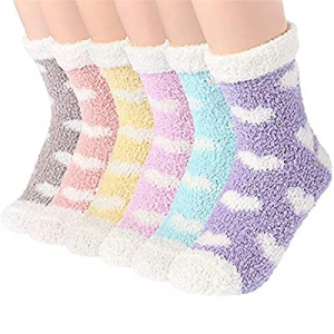 Women's Warm Fuzzy Fluffy Socks Super Soft Cozy 5-7 Pairs Christmas Gift Home Slipper Socks now 15..