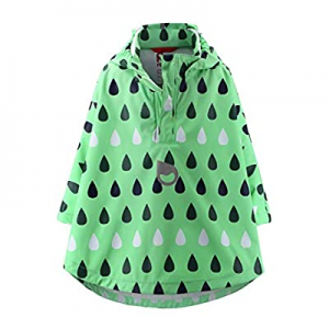Reima Vesikko Waterproof Rain Jacket Hooded Poncho for Kids now 20.0% off 