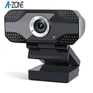 1080P Webcam with Microphone now 45.0% off , A-ZONE HD PC Web Camera USB Streaming, Plug and Play,..
