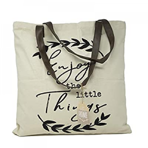 Decorative Expressions - 18x18 Canvas Reusable Tote Bag - Enjoy The Little Things now 50.0% off 