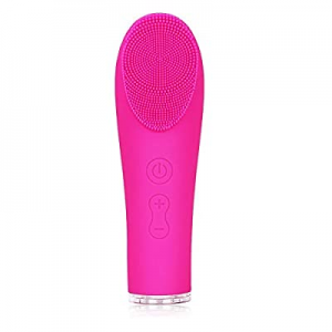 Electric Facial Cleansing Brush, FBFL Sonic Silicone Face Brush & Massage Face Scrubber with 5 Speed