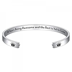 Birthday Gifts for Her Women now 60.0% off , Bracelets for Women Engraved Funny Quote 21st 25th 30..
