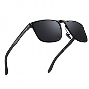 Men's Retro Driving Polarized Sunglasses Ultra Light UV Protection Al-Mg Metal Frame now 70.0% off 