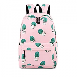 One Day Only！Joymoze Water Resistant Leisure Student Backpack Cute Pattern School Book Bag for Gir..