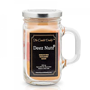 Deez Nutz Scented Candle - Banana Nut Bread now 10.0% off , Toasted Coconut, Hazelnut Scented Trip..