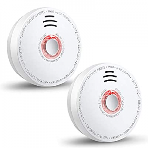 SITERWELL Smoke Detector now 50.0% off , Smoke Alarm with Photoelectric Sensor and 9V Battery Oper..