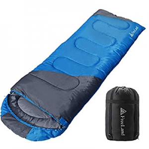 One Day Only！FreeLand Camping Sleeping Bag for Adults for Backpacking, Hiking & Traveling now 45.0..