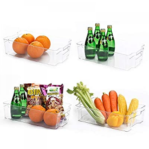 Glotoch Plastic Storage Organizer Container Bins Holders with Handles - for Kitchen now 50.0% off ..