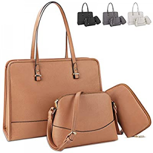 One Day Only！Handbags for Women Large 3pcs Tote Bag Top Handle Satchel Shoulder Bags Purse Set now..