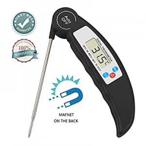 60.0% off Meat Food Thermometer Instant Read 4.5S Ultra Fast Digital Cooking Thermometer with Cali..