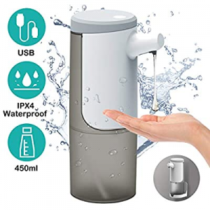 SHU UFANRO Automatic Soap Dispenser now 20.0% off , Touchless Infrared Sensor Hand Free Soap Dispe..