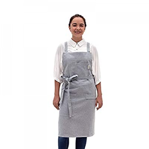 10.0% off MEEMA Chef Apron for Men & Women | Blue Eco Friendly Upcycled Cotton and Denim Apron | E..