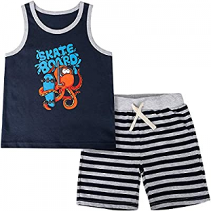 50.0% off ZOEREA Toddler Baby Boys Short Set Little Monster Truck and Doo Doo Shark Summer Sleevel..