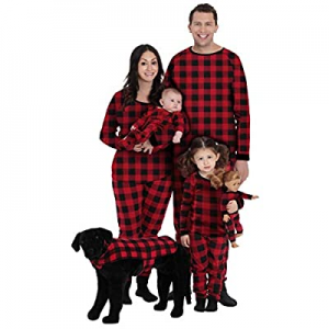 #followme Buffalo Plaid Matching Christmas Pajamas for Family, Couples, Dog Owner now 50.0% off 