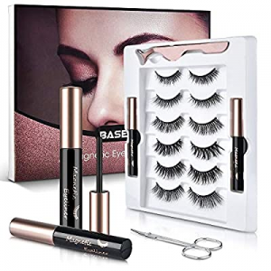 Magnetic Eyelashes and Eyeliner Kit, Upgraded Waterproof Magnetic Eyeliner, Reusable 3D False Eyelas