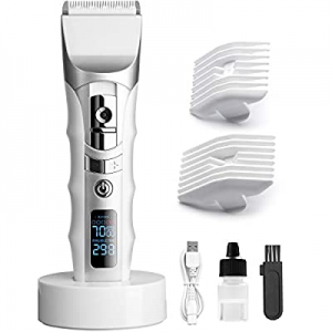 Hair Clippers for Men, TKTK Mens Hair Clippers Professional Hair Cutting Kit 5 Speed Cordless Hair T