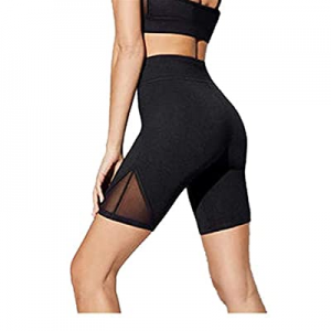 TAINAN Women's Seamless Mesh Workout Yoga Shorts now 80.0% off , High Waisted Gym Shorts Running A..