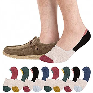 72.0% off 8 Pack No Show Socks Ankle Cotton Thin Non Slip Low Cut Loafers Sneaker Invisible Sock f..