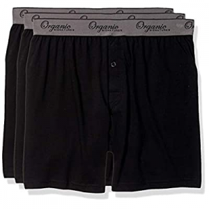 Organic Signatures Men's Classic Cotton Knit Boxers 100% Natural Comfort, 3-Pack now 15.0% off 