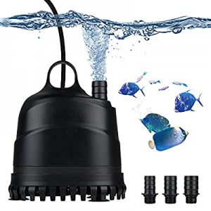 Aquarium Submersible Water Pump 660GPH/475GPH Adjustable Water Flow Rate Low Water Pump for Pond n..
