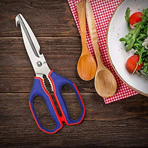 WORKPRO Kitchen Scissors 10-inch Heavy Duty Stainless Steel Made with TPR Soft Handle now 40.0% of..