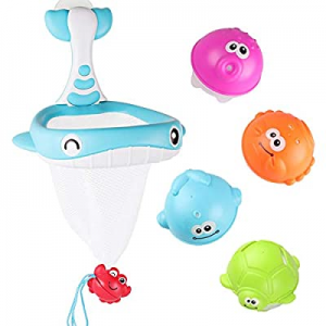 DX DA XIN Bath Toys Set now 60.0% off , Aquatic Pool Toys Fish Floating Game Basketball Game Water..