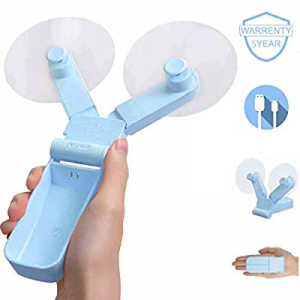 LPHSNR Mini Handheld Fan now 60.0% off , Small Hand Held Portable Personal Fan, USB Rechargeable B..