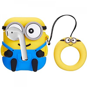 for Airpods Case, Funny Cute Cartoon Silicone Design, Full Protective Airpods Accessories Compatible