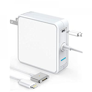 SKYGRAND Compatible with MacBook Charger,45W T-Tip Magsafe 2 Power Adapter & 18W USB C Fast Power De