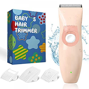 Baby Hair Clippers, Electric Hair Cutting Kit for Kids Silent Hair Trimmer with Ceramic Blade Head &