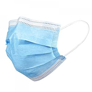 Disposable Face Mask 50PCS, Breathable Face Mask 3 Layer Protection
